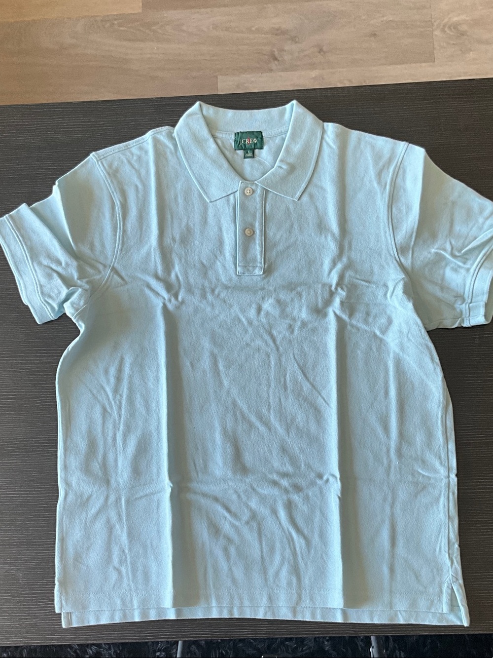 Men’s NWT J. Crew Pale Blue Cotton Polo Shirt